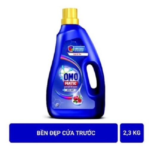 Nước giặt OMO Matic Xanh  2,3 lít Thùng 4 bình